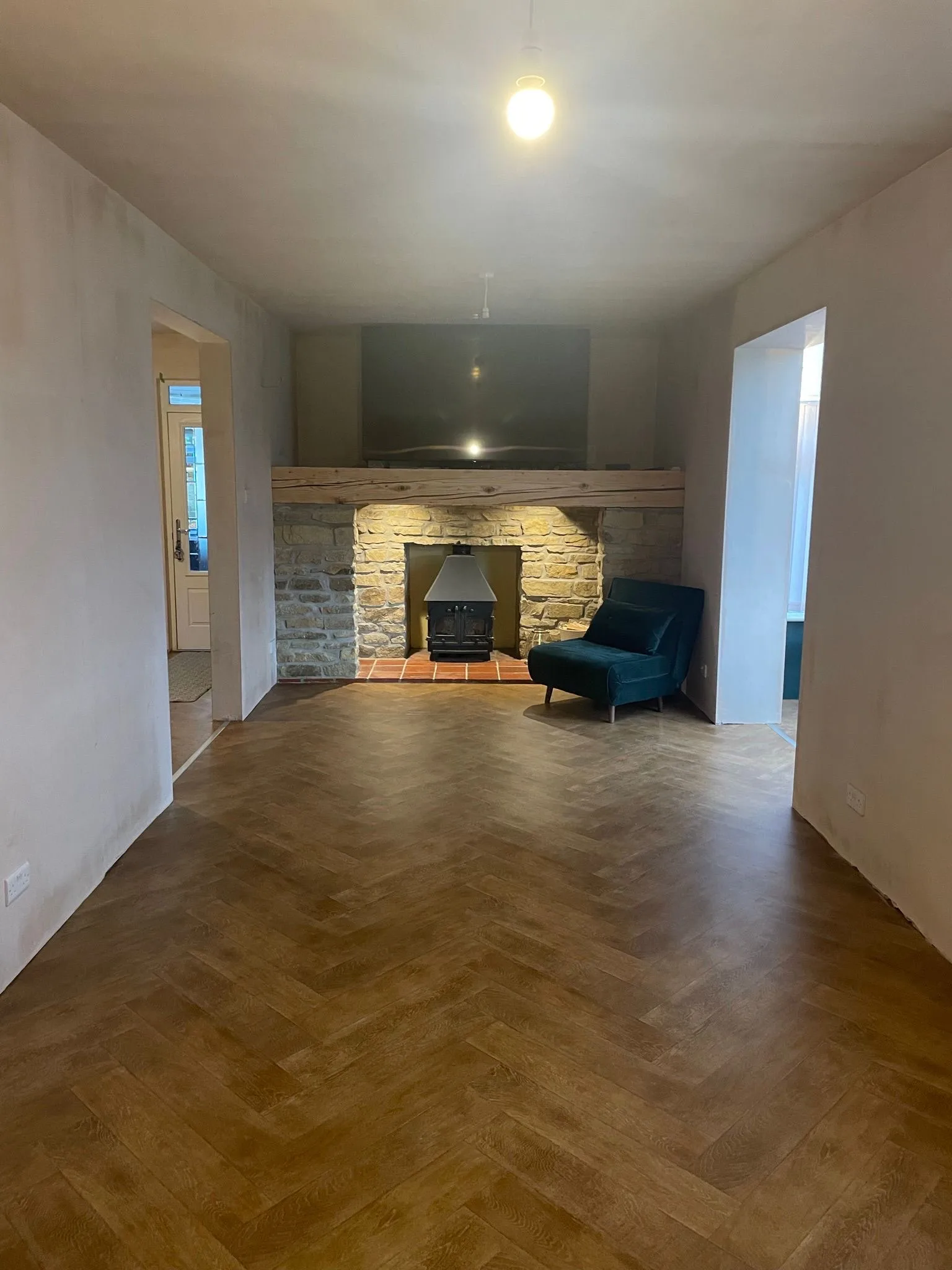 Vinyl flooring fitted by CountryLife Flooring — recent installation