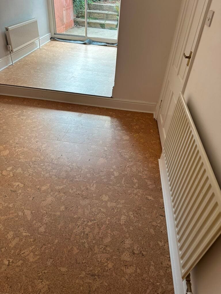 Cork plank kitchen floor in Bristol 2